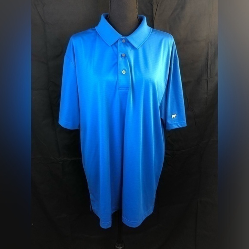 Jack Nicholas Polo Blue Golf Shirtsleeve Shirt. Size XL